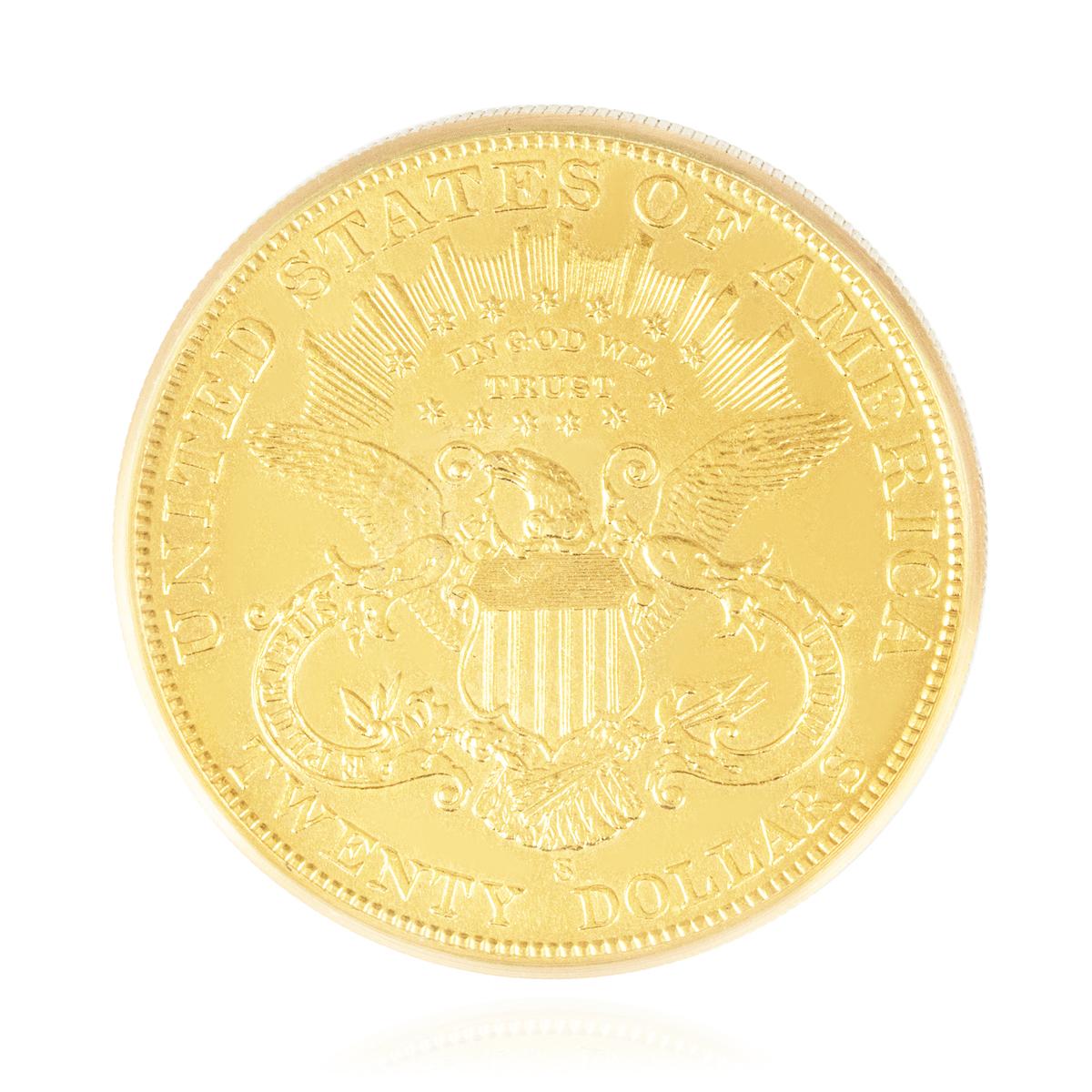 Rolex Cellini A Rare $20 Gold Coin Watch 1991 Excellent état - En vente à Mayfair, London, London