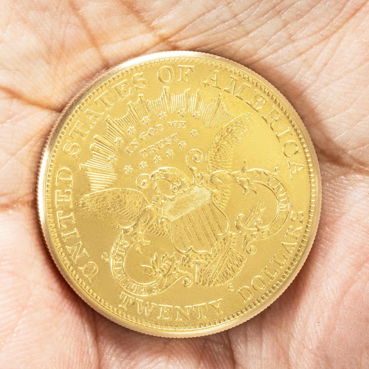 Rolex Cellini A Rare $20 Gold Coin Watch 1991 en vente 5