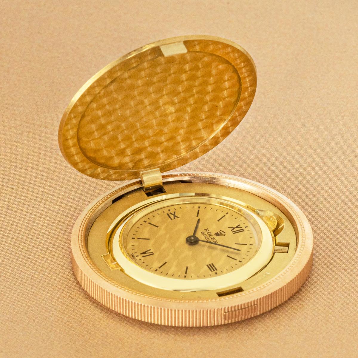Rolex Cellini. A Rare Gold Twenty Dollar Coin Watch C1990 For Sale 4