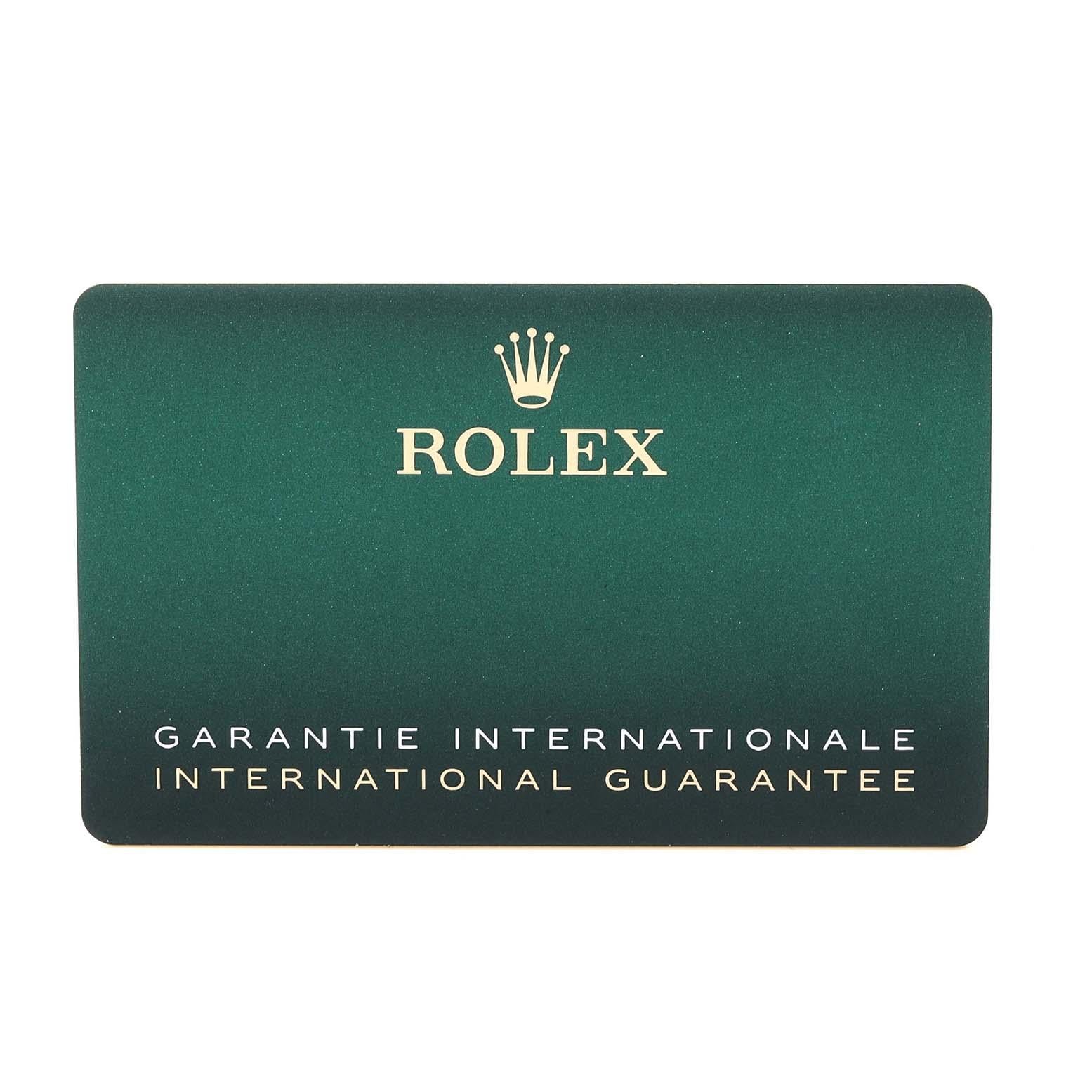 Rolex Cellini Cellinium 35mm Platinum Black Dial Mens Watch 5241 Card 5