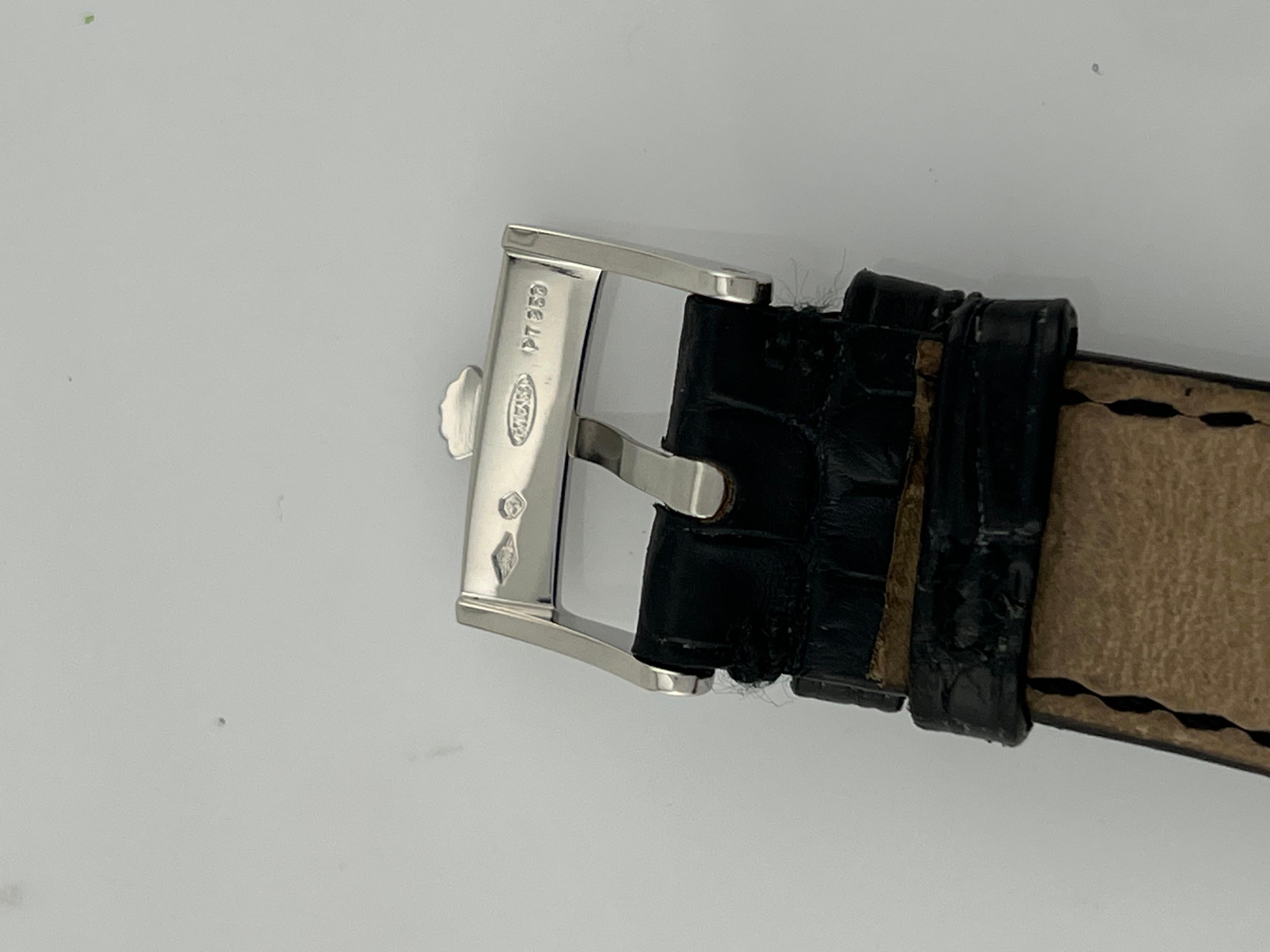 Rolex Cellini Platin 5240 35mm Perlmutt Zifferblatt Box Papier 8