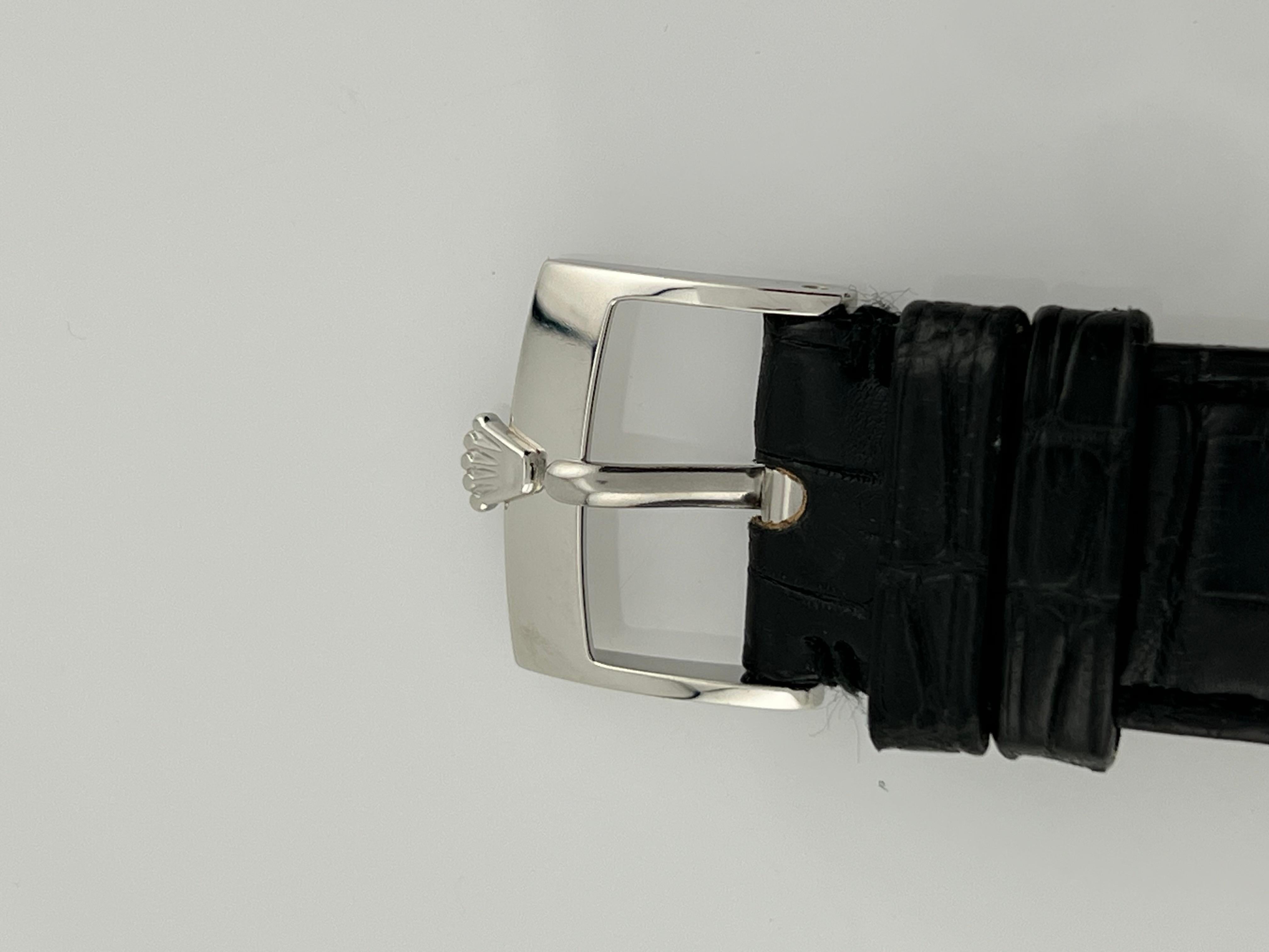 Rolex Cellini Platin 5240 35mm Perlmutt Zifferblatt Box Papier 9