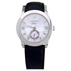 Rolex Cellini Platino 5240 35mm Madreperla Quadrante Scatola di Carta