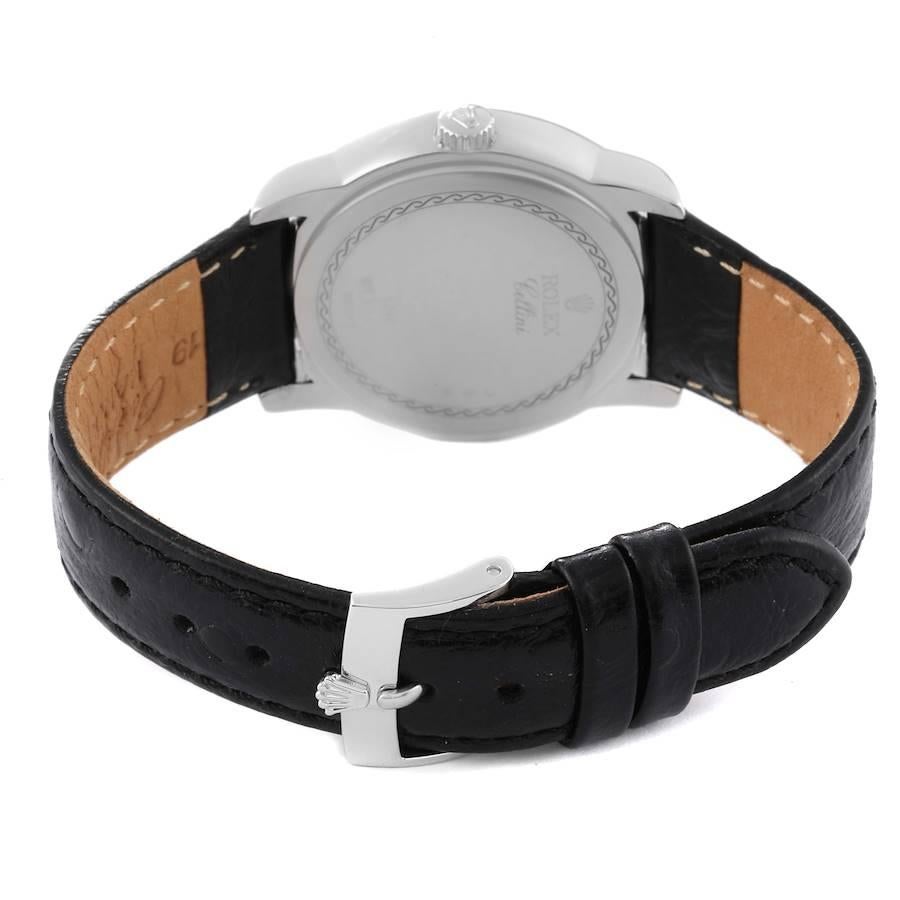 Rolex Cellini Cellinium Platinum Mother of Pearl Dial Mens Watch 5240 4