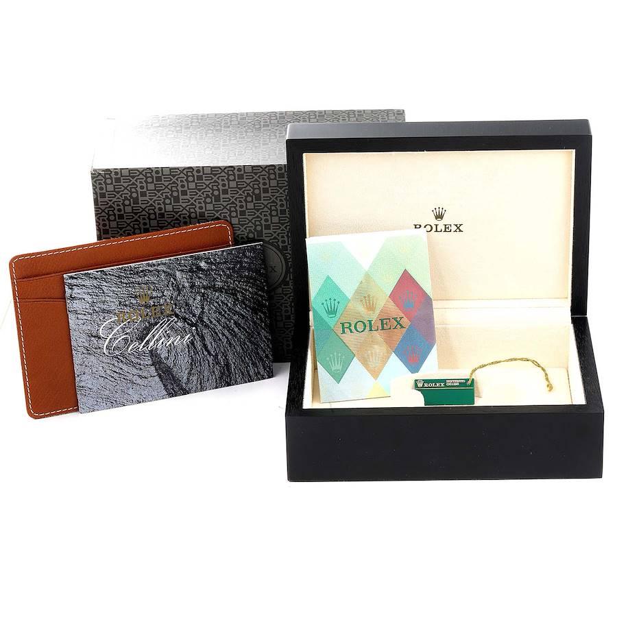 Rolex Cellini Cellissima Weißgold Diamant Damenuhr 6682 Box Papiere im Angebot 6