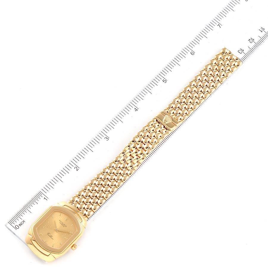 Cellini Cellissima Damenuhr 6631 aus Gelbgold mit Champagner-Zifferblatt im Angebot 6