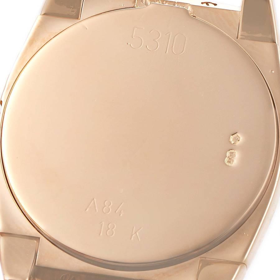 Rolex Cellini Cestello 18k Rose Gold White Dial Ladies Watch 5310 In Excellent Condition For Sale In Atlanta, GA