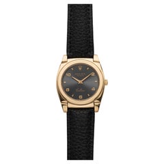 Rolex Cellini Cestello 5320 18K RG Grey Sunburst Dial Manual 32mm