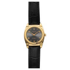 Rolex Cellini Cestello 5320 18K YG Grey Sunburst Dial Manual 32mm Full Set