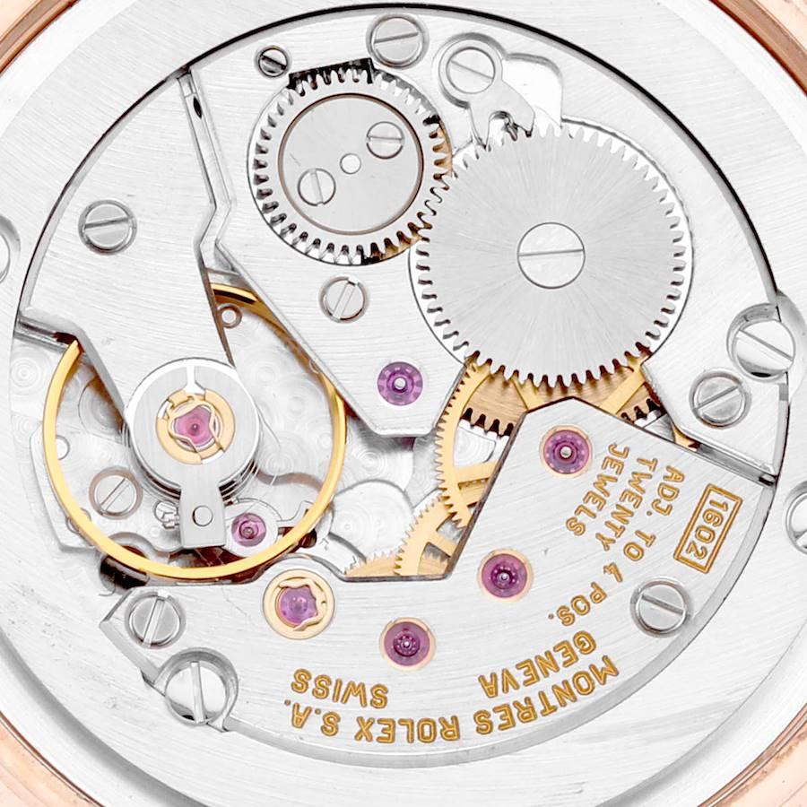 Women's Rolex Cellini Cestello Rose Gold Slate Dial Ladies Watch 5320