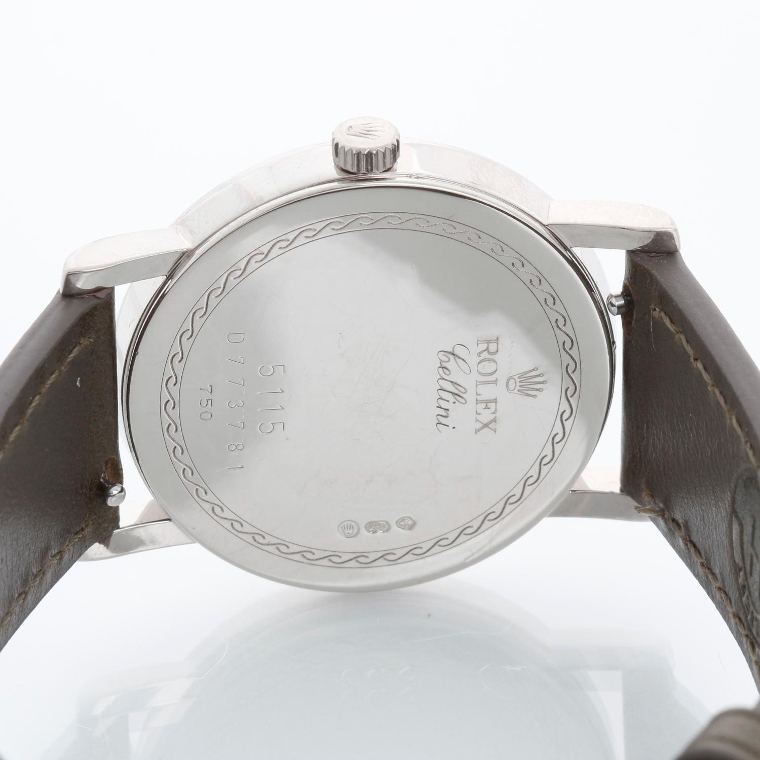 Uomo Rolex Cellini Classic Orologio da uomo in oro bianco 18 carati 5115/9 in vendita