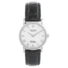 Rolex Cellini Classic 18k white Gold Men's Watch 5115/9