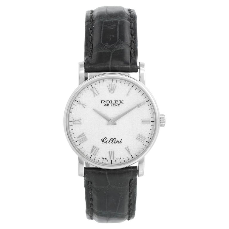 Rolex Cellini Classic Orologio da uomo in oro bianco 18 carati