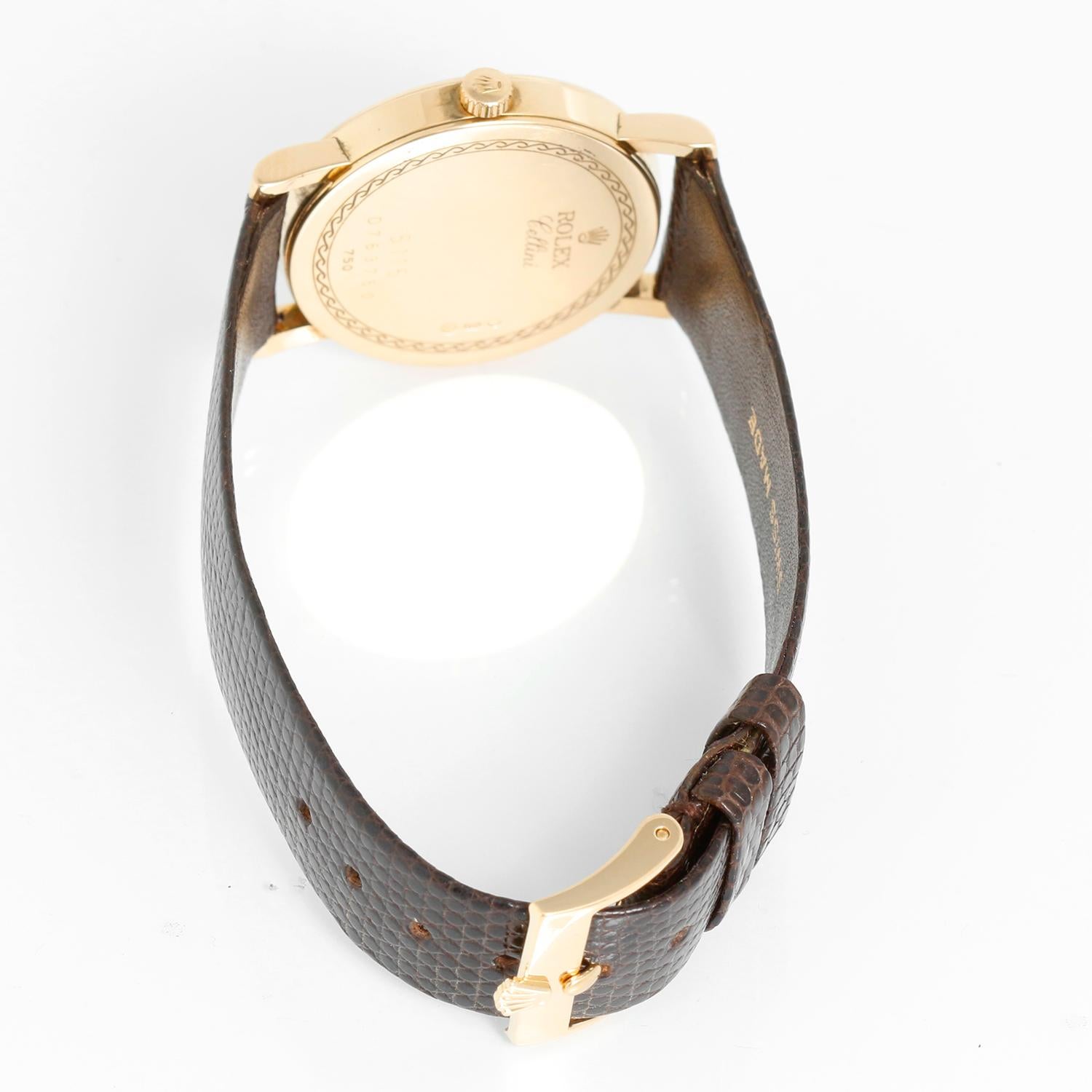 Rolex Cellini Classic 18k Yellow Gold Men's Watch 5115 1