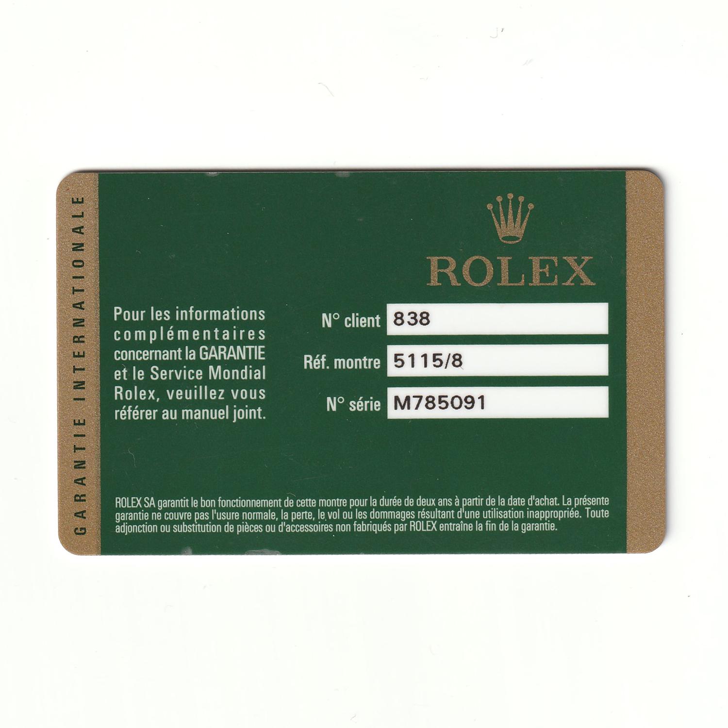 Rolex Cellini Classic 18k Yellow Gold Men's Watch 5115 3