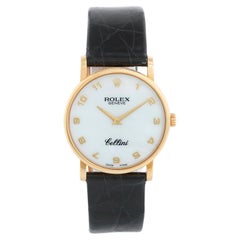 Vintage Rolex Cellini Classic 18k Yellow Gold Men's Watch 5115