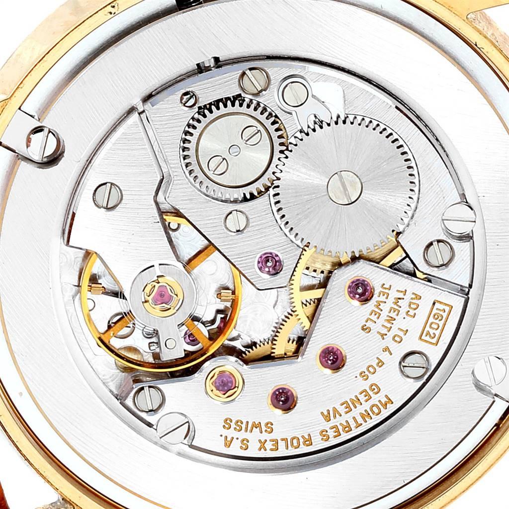 Rolex Cellini Classic 18 Karat Yellow Gold Roman Dial Watch 5116 Box Papers 3