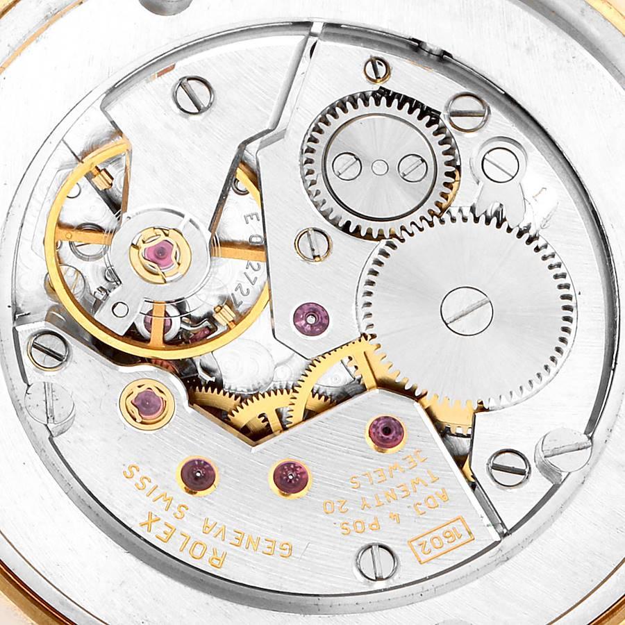 Men's Rolex Cellini Classic 18K Yellow Gold Slate Roman Dial Watch 5115
