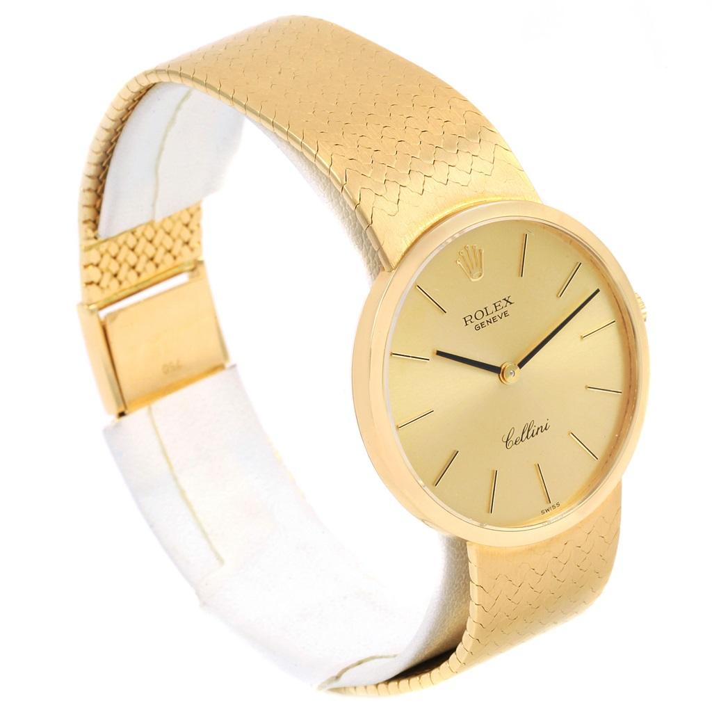 rolex geneve cellini gold vintage