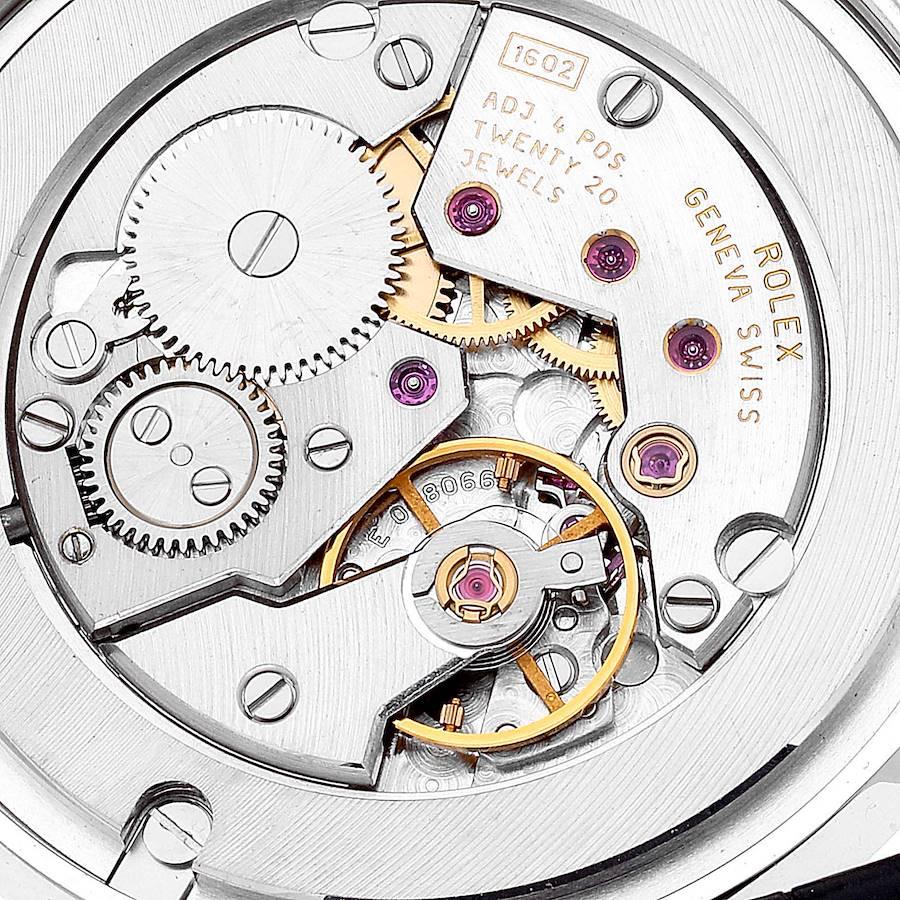 Rolex Cellini Klassische Weißgold-Herrenuhr 5115 mit verziertem Silber-Zifferblatt und Boxkarte im Angebot 7