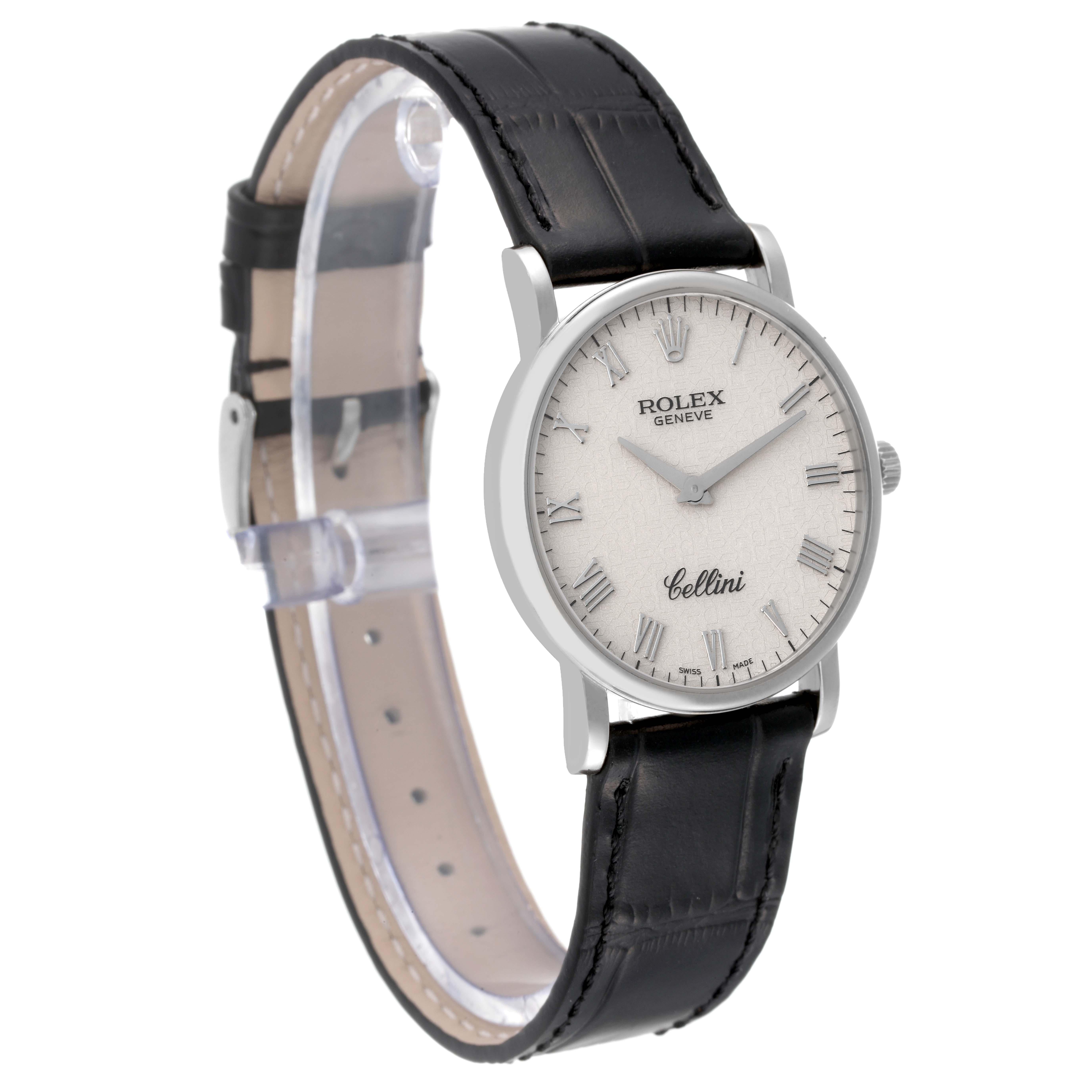 rolex cellini white dial