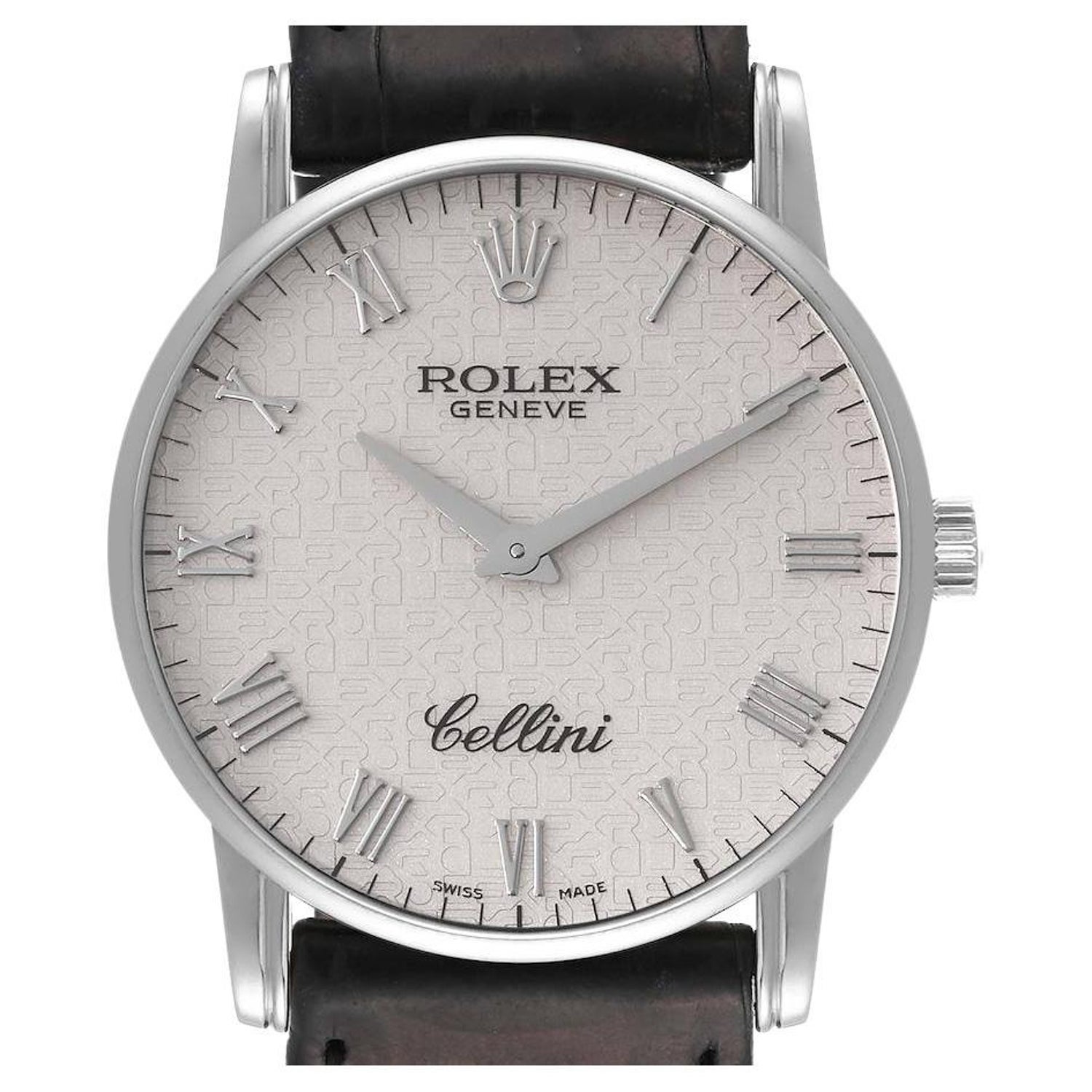 Rolex Cellini Classic White Gold Ivory Anniversary Dial Mens Watch 5115 For  Sale at 1stDibs | rolex cellini classic dial mens white gold watch, rolex  geneve swiss made 18k 750