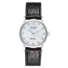 Rolex Cellini Classic White Gold Mother Of Pearl Dial Ladies Watch 6110 Unworn