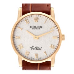 Reloj Rolex Cellini Classic Oro Amarillo Esfera Aniversario 5116