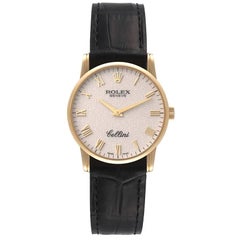 Rolex Cellini Classic Yellow Gold Anniversary Dial Unisex Watch 5116