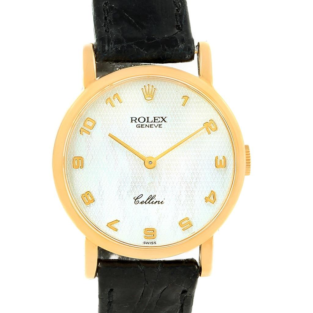 Rolex Cellini Classic Yellow Gold Mother of Pearl Dial Ladies