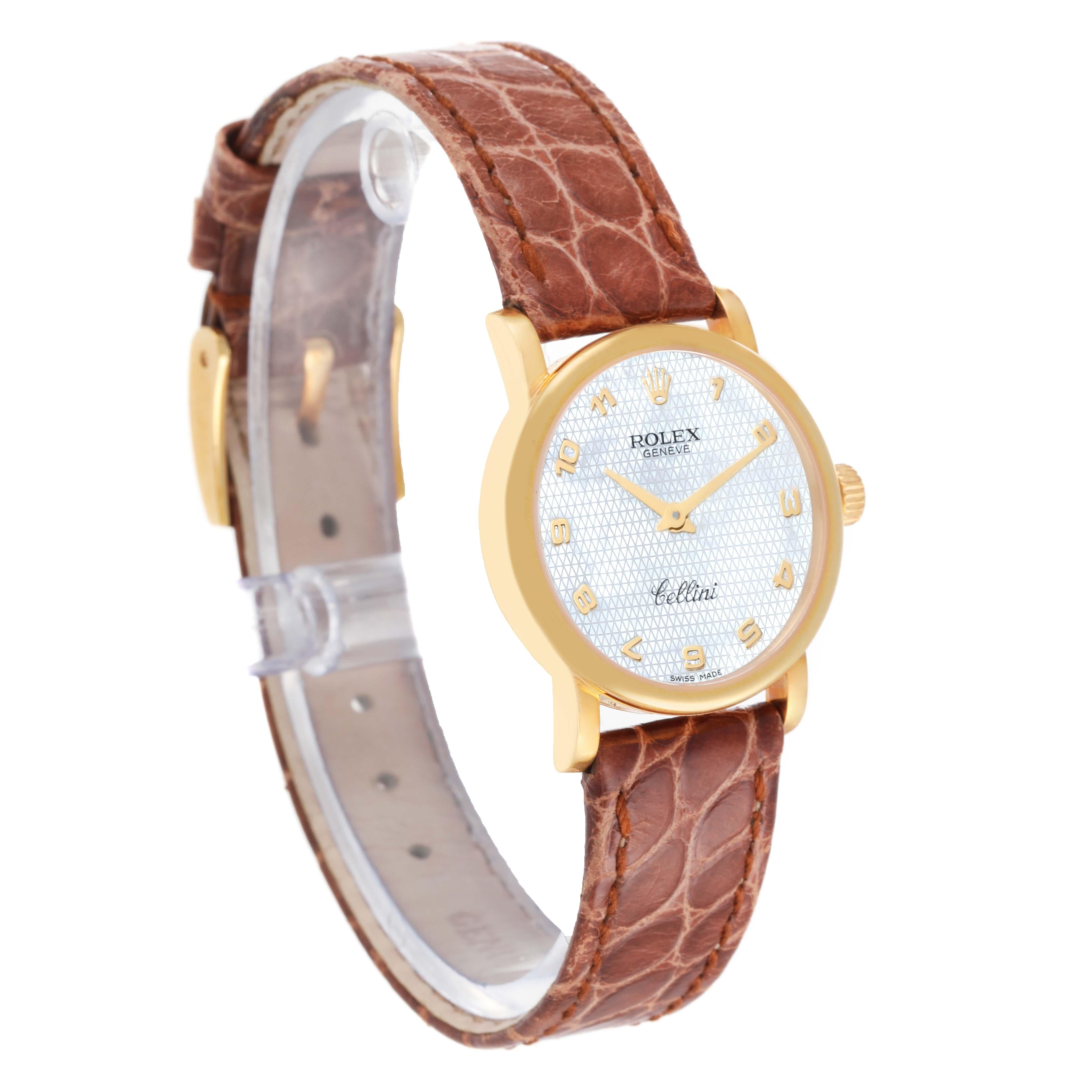 Rolex Cellini Classic Montre pour femmes 6110 non portée Excellent état à Atlanta, GA