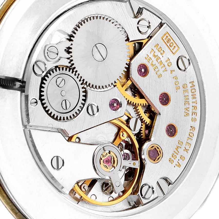 Rolex Cellini Classic Gelbgold Perlmutt-Zifferblatt Herrenuhr 5162 im Angebot 3