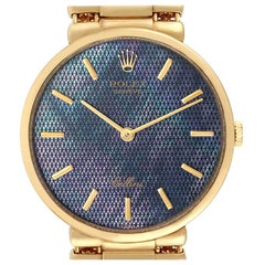 Rolex Cellini Classic Gelbgold Perlmutt-Zifferblatt Herrenuhr 5162