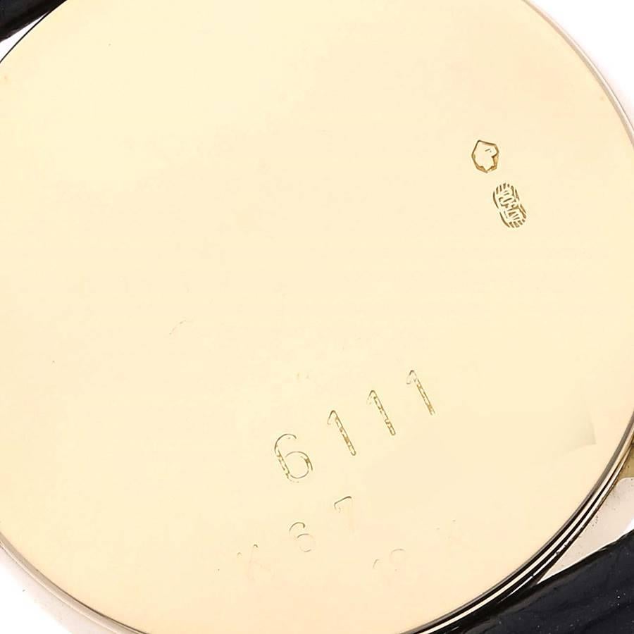 Rolex Cellini Klassische Gelbgold-Damenuhr mit Schiefer-Zifferblatt 6111 3