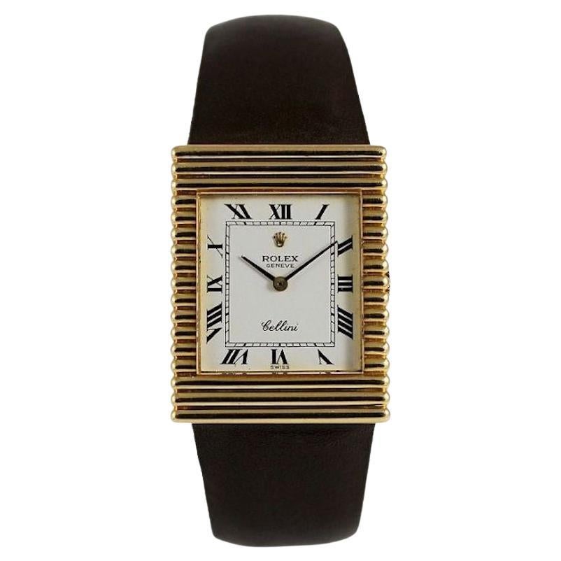 Rolex Cellini Classic Yellow Gold Wristwatch For Sale