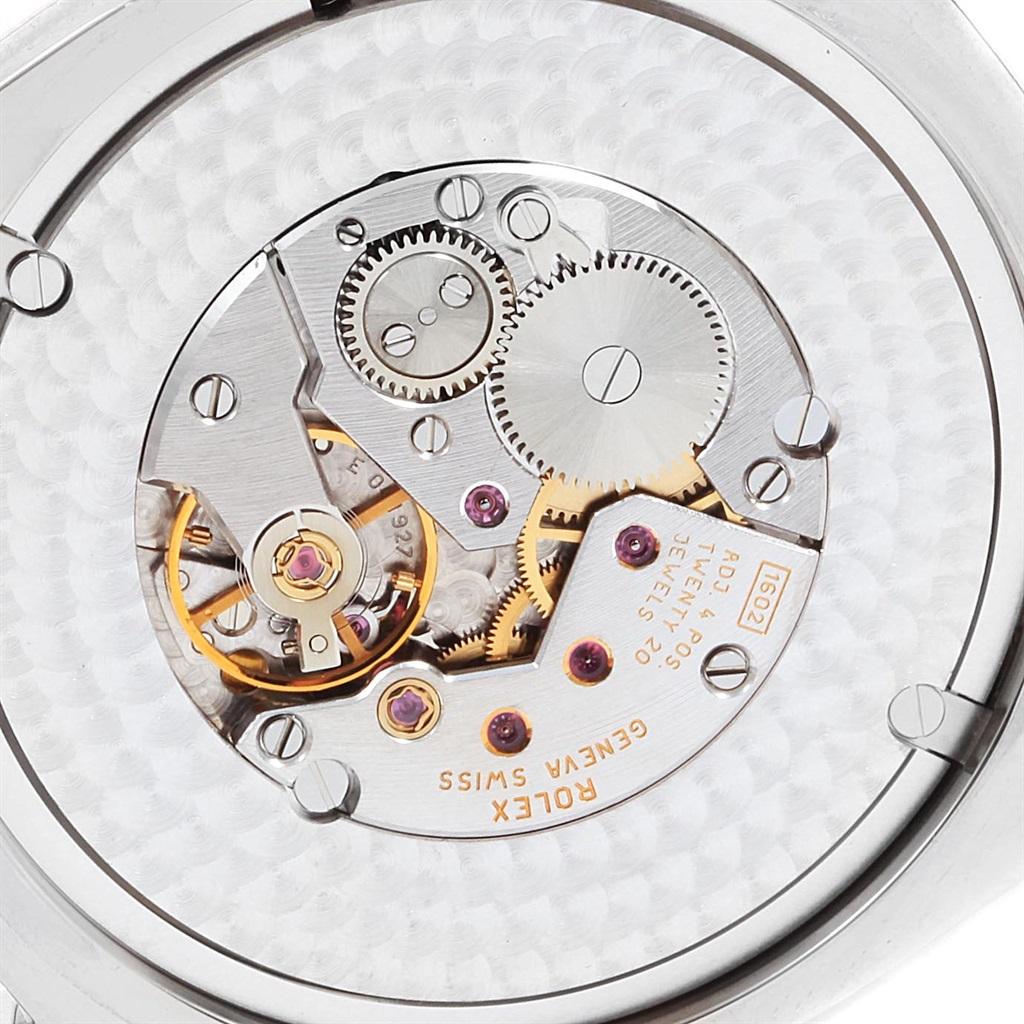 Rolex Cellini Danaos 18 Karat White and Rose Gold Black Dial Watch 4243 3