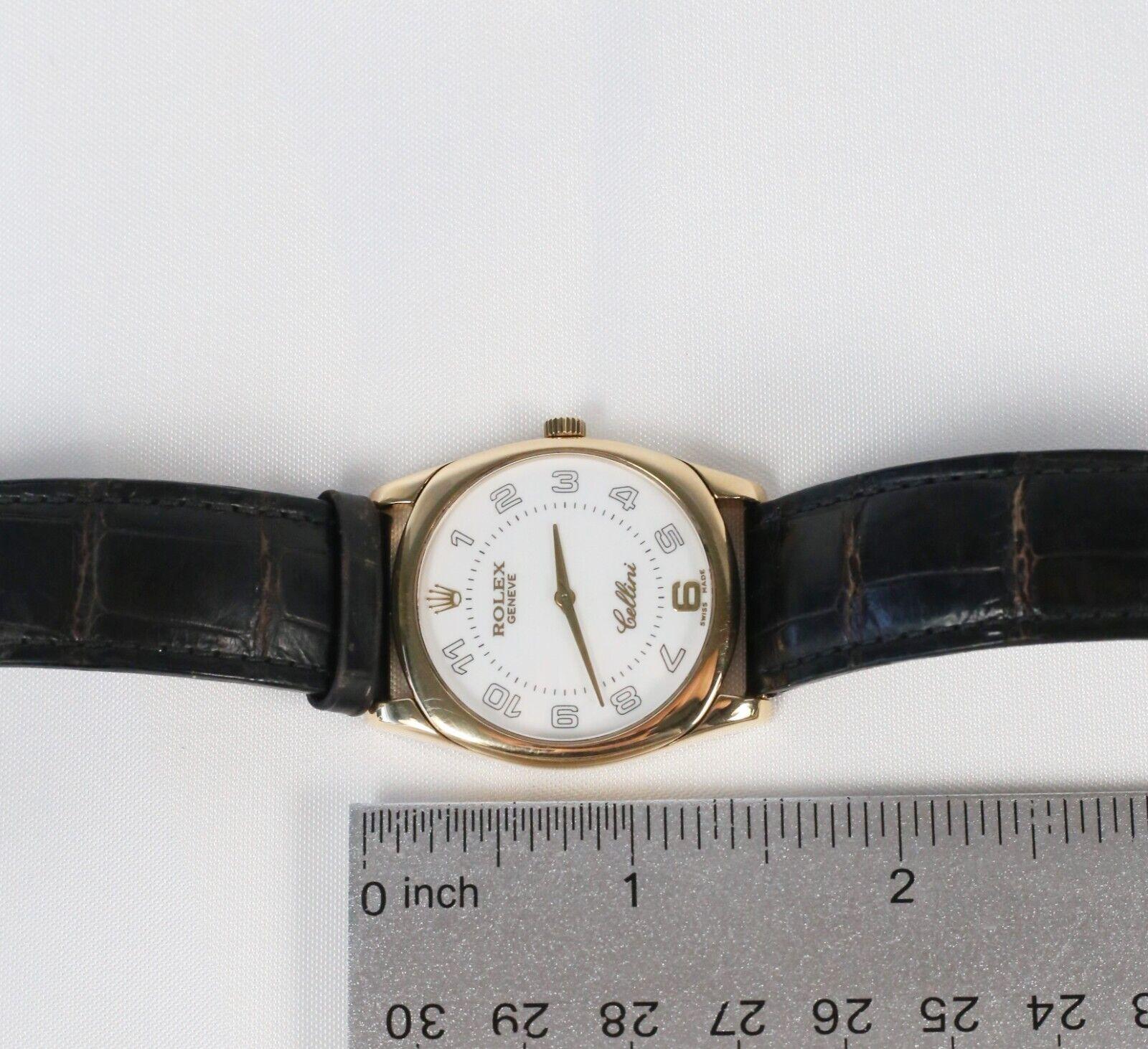 Rolex Cellini Danaos 4233 Oro giallo 18k Uomo 33mm Dress Watch in vendita 2