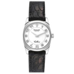 Rolex Cellini Danaos Oro Bianco Cinturino Nero Donna Orologio 6229