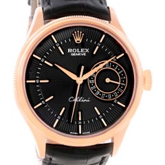 Rolex Cellini Date 18 Karat Everose Gold Automatic Men’s Watch 50515 Unworn