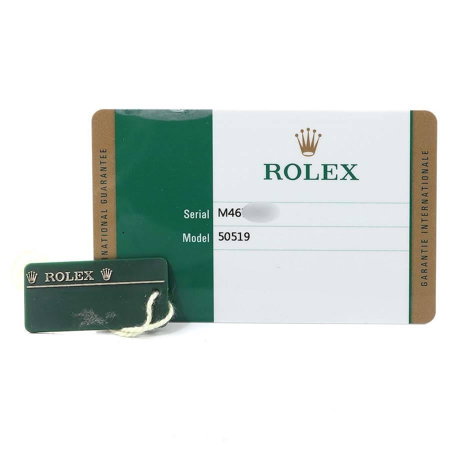 Rolex Cellini Date 18K White Gold Automatic Mens Watch 50519 Card 4