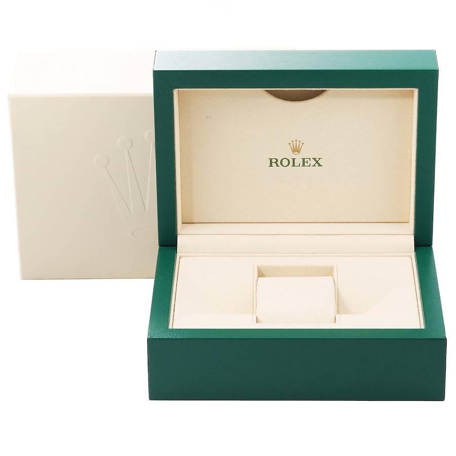 Rolex Cellini Date 18K Weißgold Silber Zifferblatt Automatik-Herrenuhr 50519 im Angebot 8