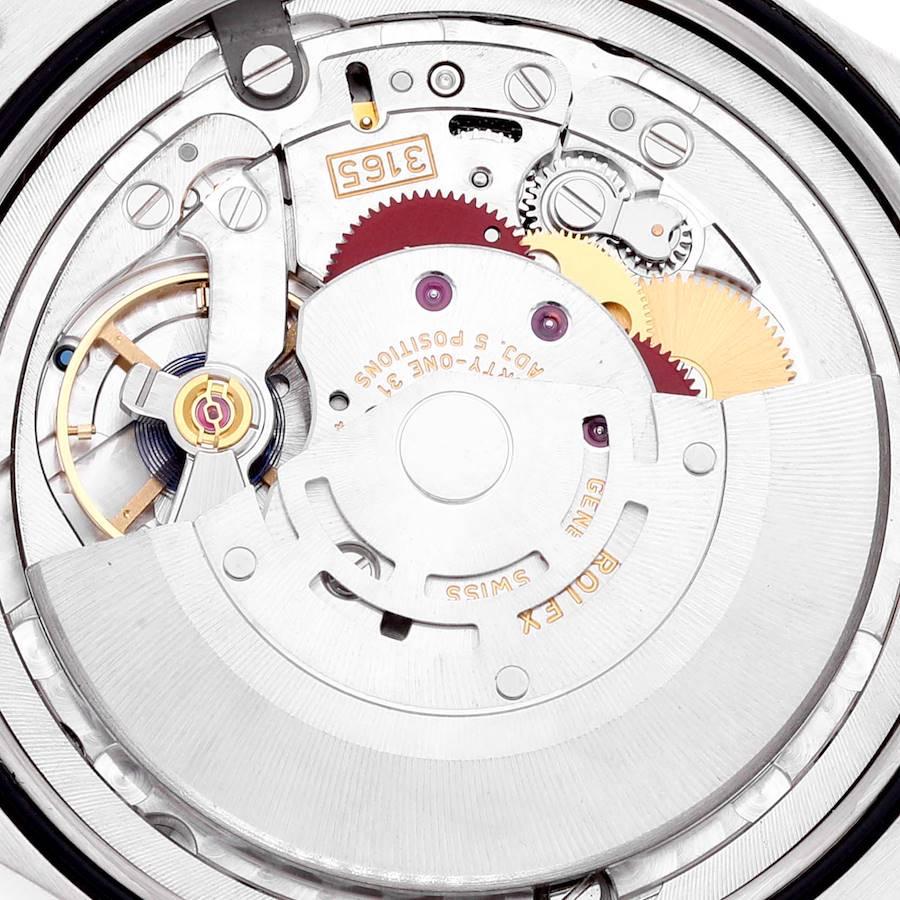 Rolex Cellini Date 18K Weißgold Silber Zifferblatt Automatik-Herrenuhr 50519 im Angebot 3