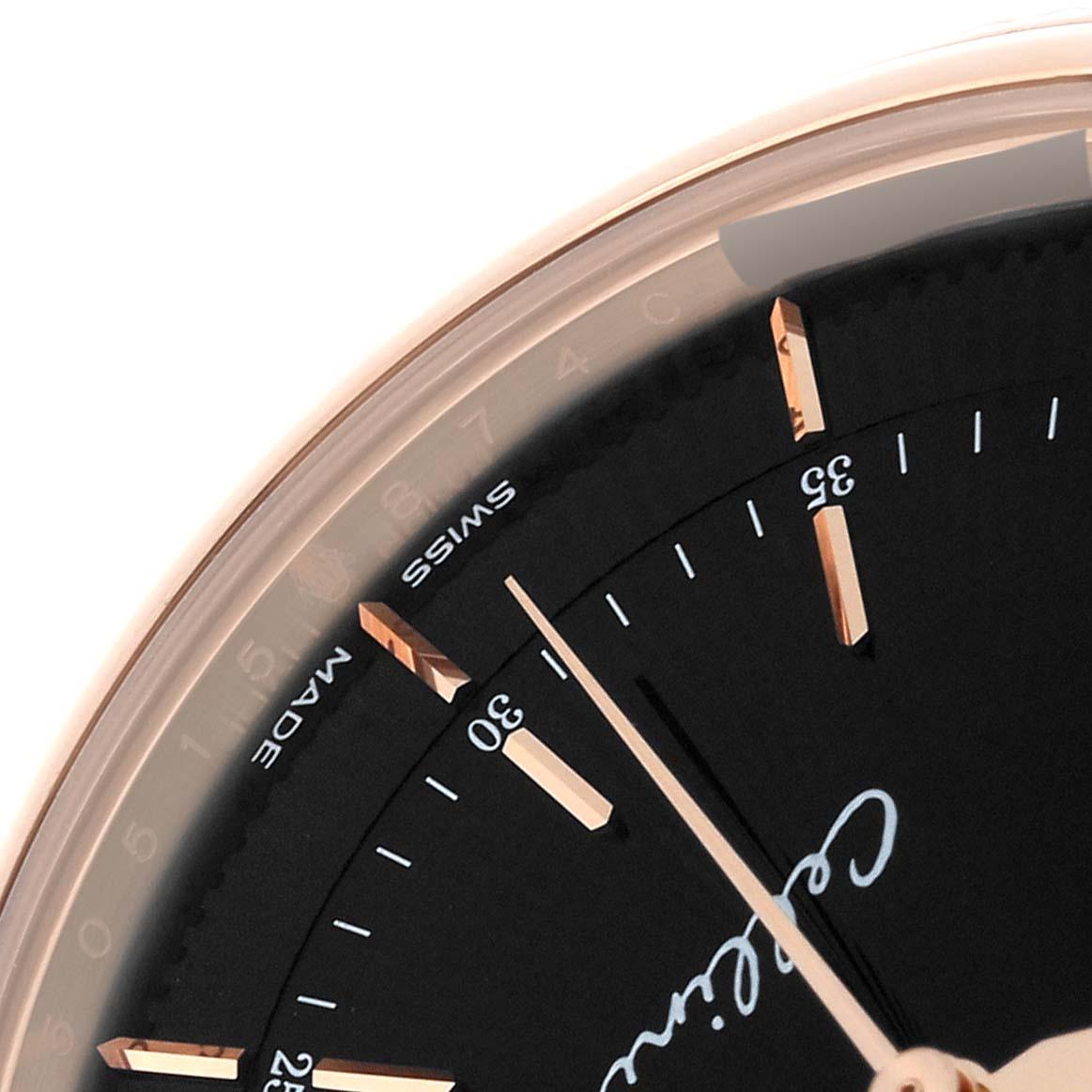 Rolex Cellini Date Esfera Negra Oro Rosa Reloj Automático 50515 2
