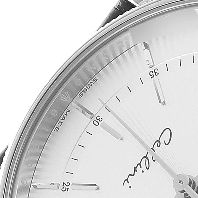 Rolex Cellini Date Weißgold Silber Zifferblatt Automatik-Herrenuhr 50519 Boxkarte 3