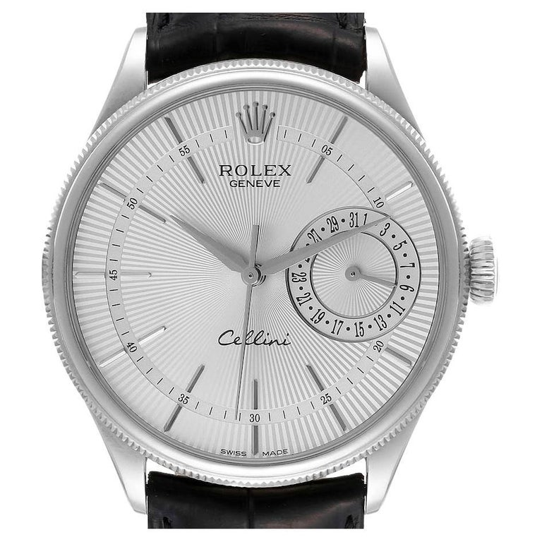 Rolex Cellini Date White Gold Silver Dial Automatic Mens Watch 50519 For  Sale at 1stDibs | rolex cellini white gold, rolex cellini date white gold  dial automatic mens watch, rolex gold and silver
