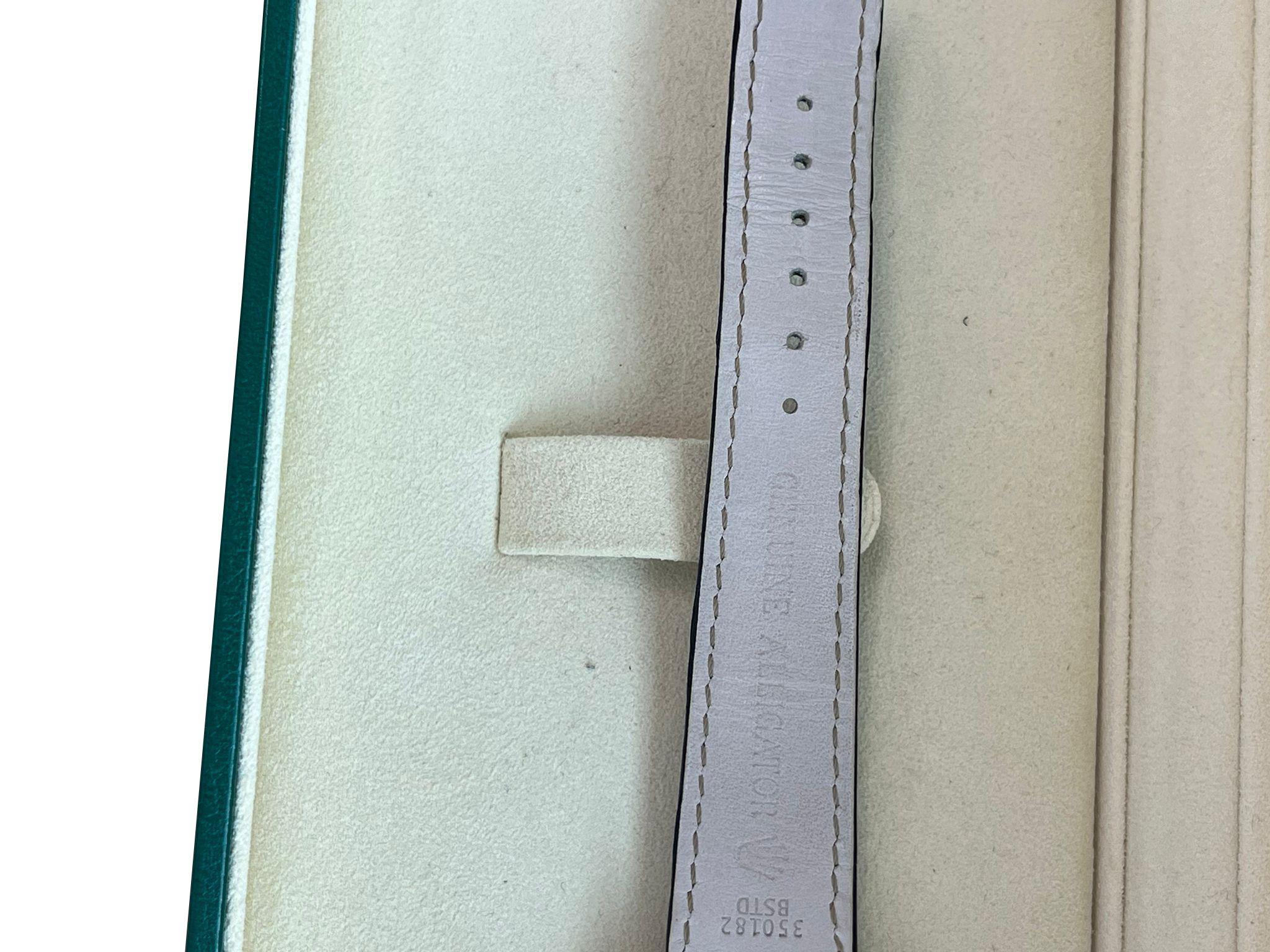 Rolex Cellini Dual Time 18K White Gold Black Dial Automatic Watch 50529 For Sale 13