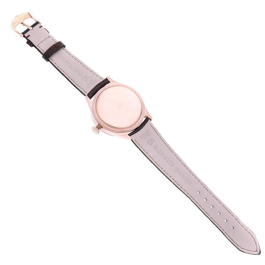 Rolex Cellini Dual Time Everose Roségold Automatik-Herrenuhr 50525 Box Card 7