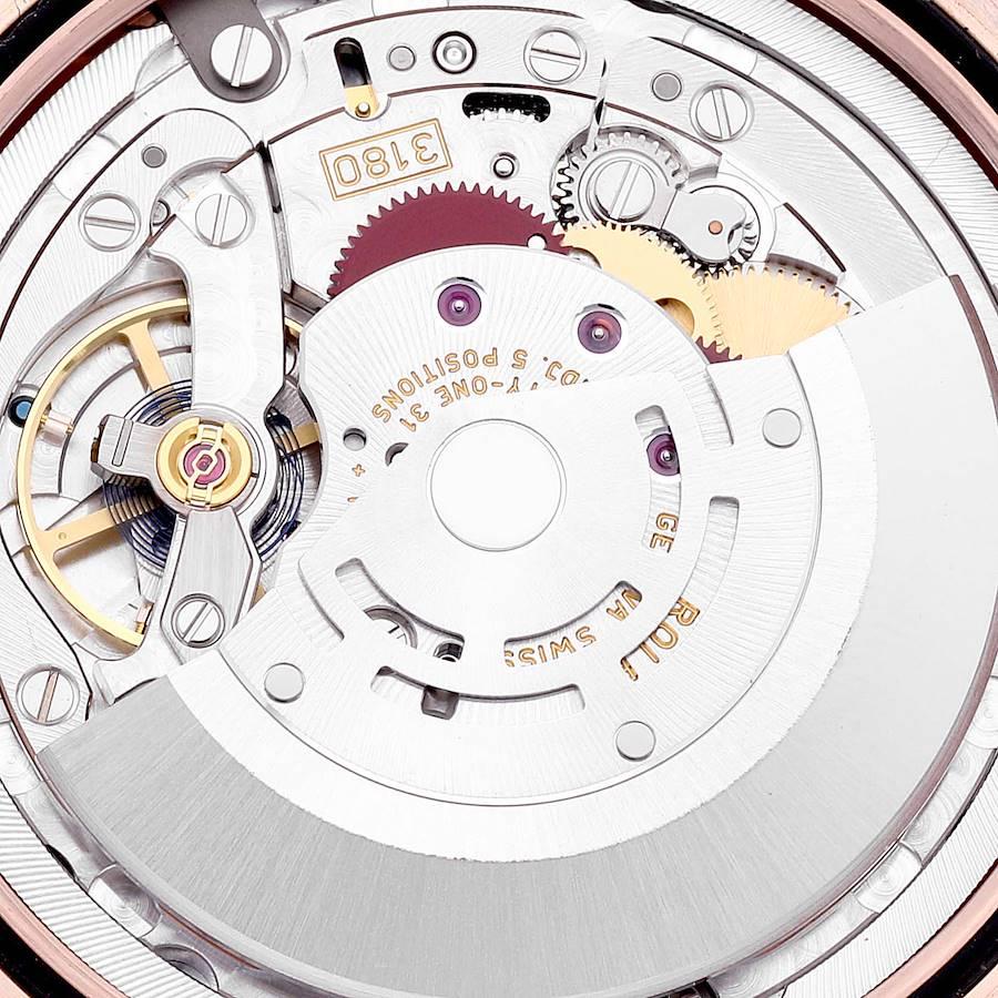 Rolex Cellini Dual Time Everose Rose Gold Automatic Mens Watch 50525 Box Card 2