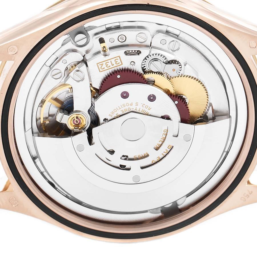 Men's Rolex Cellini Everose Gold Diamond Automatic Mens Watch 50705 For Sale