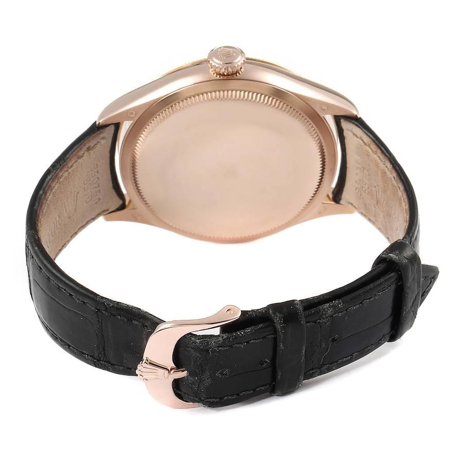 Rolex Cellini Everose Gold Diamond Automatic Mens Watch 50705 For Sale 1